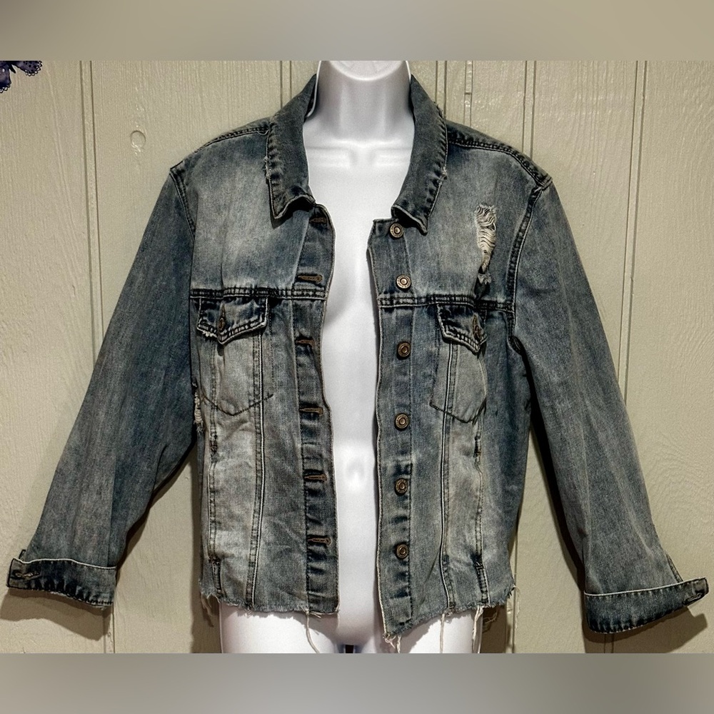 Kensie True Vintage Denim Jacket - FINAL PRICE